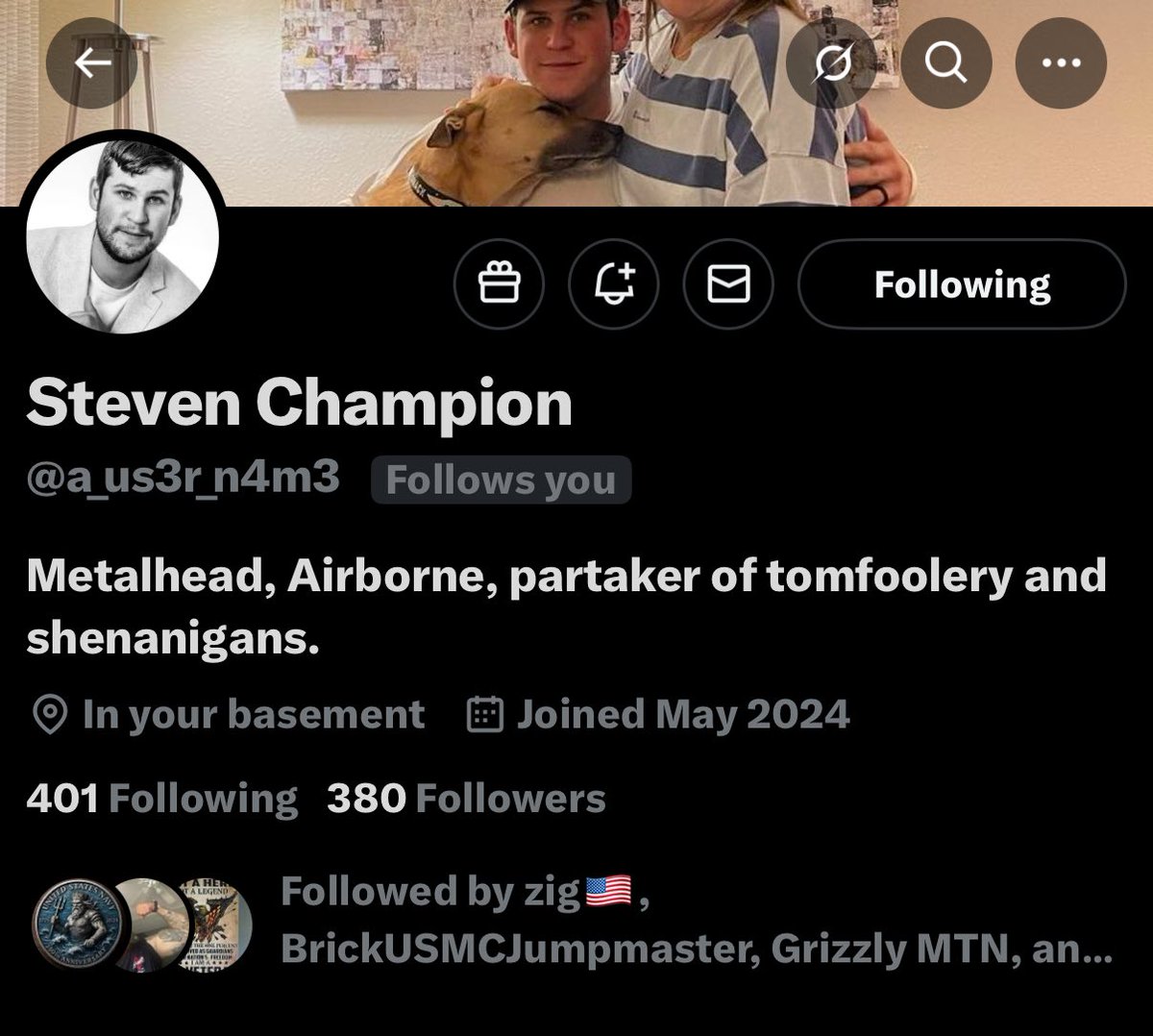 I is for In the sky! 🪂 

Help this trooper with some new friends? 🫡 

<a href="/a_us3r_n4m3/">Steven Champion</a>