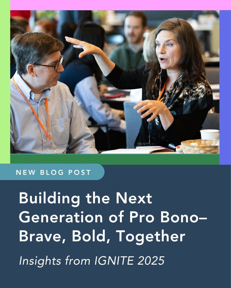 “This moment is asking more of all of us. The systems around us haven’t kept pace with the change we’re living through.” - Cat Ward, Taproot CEO

Pro bono has the power to reinvigorate a social sector under unprecedented strain—but only if we think bold and think different.⚡