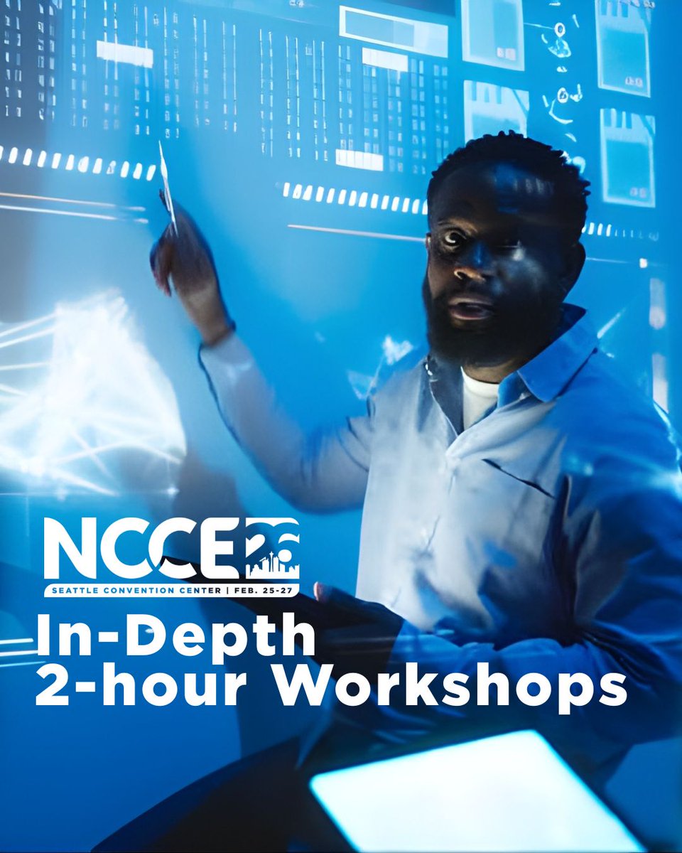 NCCE_EdTech's tweet image. Forget quick tips - our In-Depth 2-hour Workshops are your opportunity to get a comprehensive, hands-on understanding of the tools that matter most. We&apos;re talking real-world strategies for integrating AI, VR, AR, and other emerging technologies into your curriculum.

Walk away…