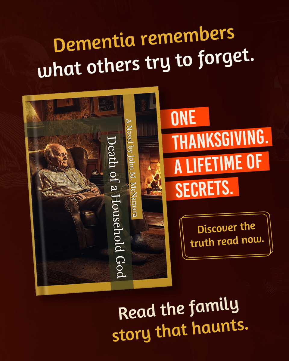 WeBlogBooks's tweet image. What happens when memory fades but guilt remains? Death of Household God is a haunting story of truth, reconciliation, and the painful legacy of family secrets. By John M. McNamara

Available on - amzn.to/4p0WynR