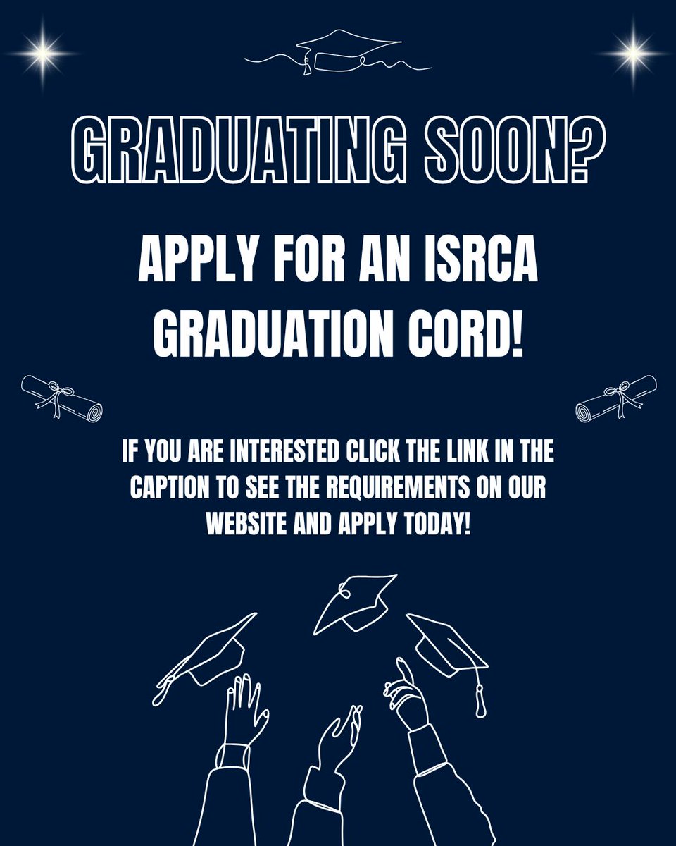 Do you want your ISRCA cord moment on stage? Begin by applying today!

Application link: inside.nku.edu/gero/outreach-…
