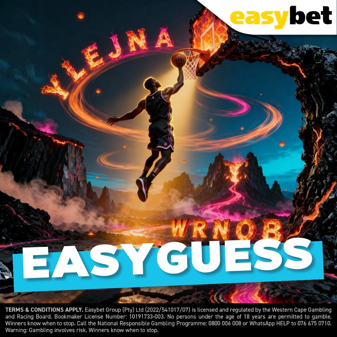 Easybet_SA's tweet image. 🔥 Ready for a mind-twist in the Forbidden Territories?

These letters are hiding a superstar! 

🏀 Y L E J N A W R N O B

Think you can crack the code? Comment your guess for a chance to win! 🏀
 
Bet smarter while you’re at it 👉 bit.ly/eb-SB

#Easybet #EasyGuess…