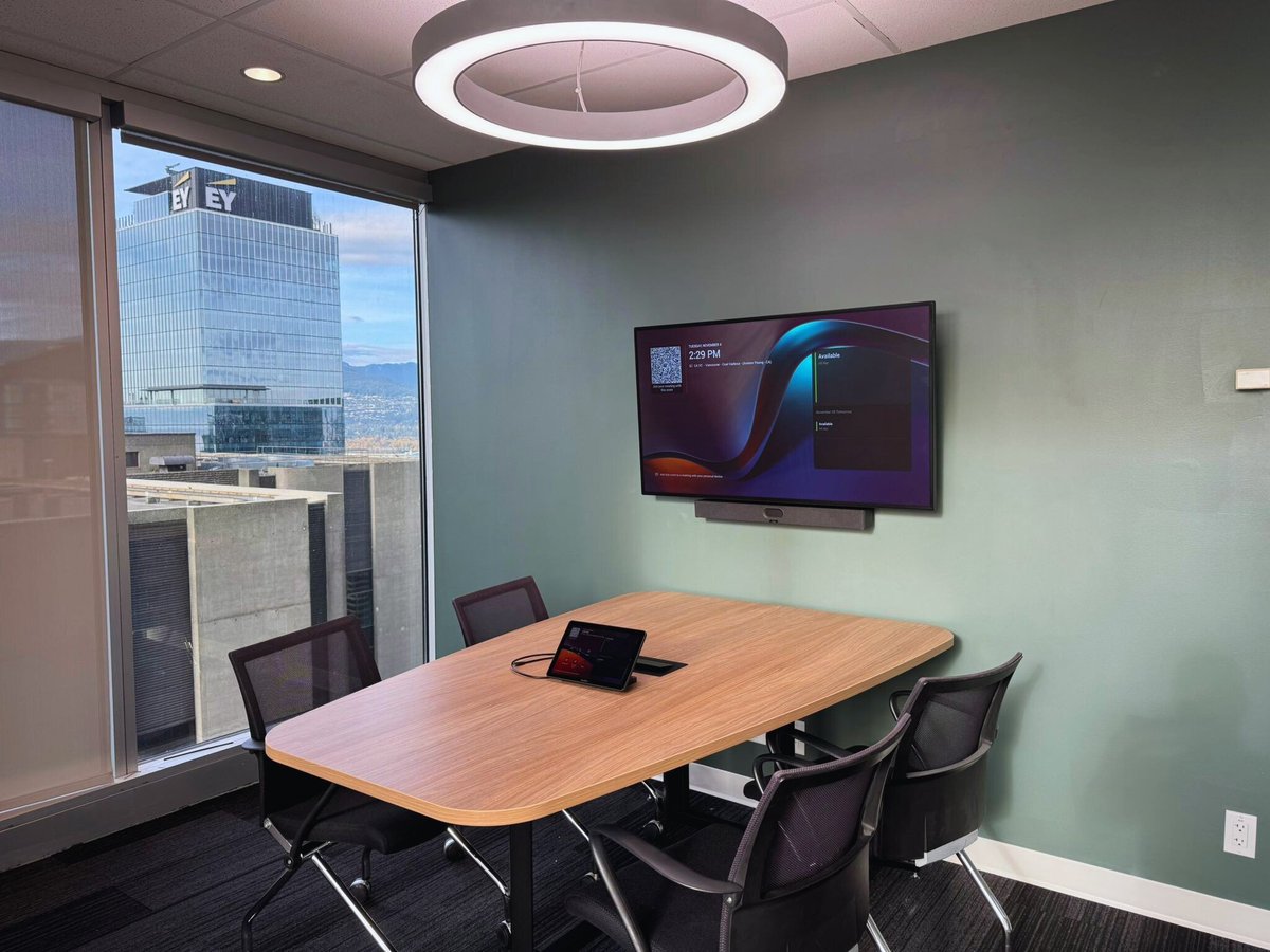 LimitlessAV's tweet image. 💡We’re excited to share a successful AV upgrade —this time featuring a streamlined, user-friendly @MicrosoftTeams enabled meeting room powered by @Yealink.

Contact us to upgrade your collaboration:
 🌐 limitlessav.ca

#AVIntegration #MicrosoftTeamsRooms #Yealink