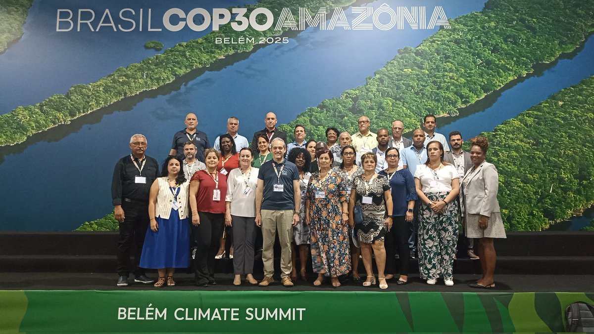 Formar parte de la delegación Cubana  al COP30, ha sido una excelente experiencia. Agradecer al MINEM por su invitación. A todo el equipo de la UNISS, mí presencia, es un reconocimiento a todo lo que juntos hemos construido
#SanctiSpíritusEnMarcha
#TumbaElBloqueo 
#UnissNosUne