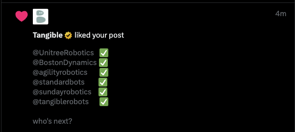 kindlyrobotics's tweet image. 🥰🥰🥰🥰🥰