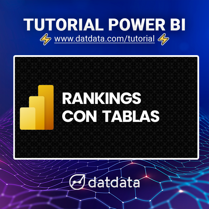 datdatacom's tweet image. ⚡ Revisa nuestro tutorial relámpago disponible solo hoy desde: datdata.com/tutorial

🤓 En este tutorial aprenderás sobre: RANKINGS CON TABLAS

🏷️ #datdata #PowerBI