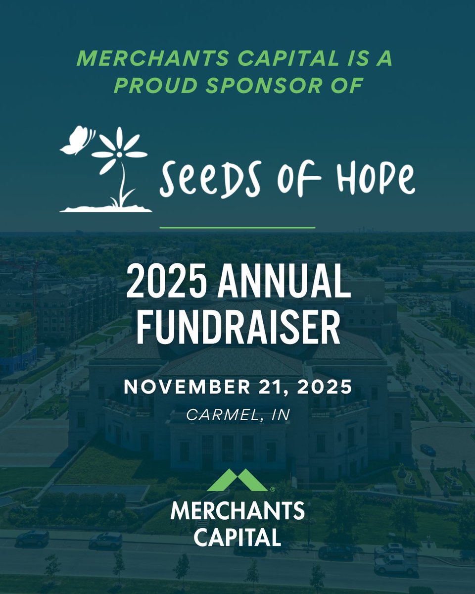 Merchants Capital is proud to sponsor the 2025 Annual Fundraiser for Seeds of Hope, Inc., supporting women in recovery from addiction.

Since 1999, this Indianapolis-based nonprofit has offered a safe, nurturing space for healing, growth, and the journey to independent living.
