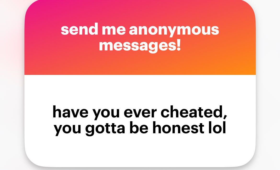 Only on a test #stayloyal