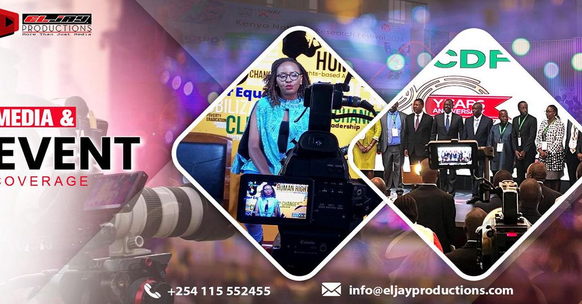 MEDIA &amp; EVENT COVERAGE BY ELJAY PRODUCTIONS

Make every moment unforgettable.

From corporate events and conferences to concerts, launches, and celebrations, we capture your story with clarity, creativity, and professional precision.

 What We Offer:
• High-quality photography &amp;