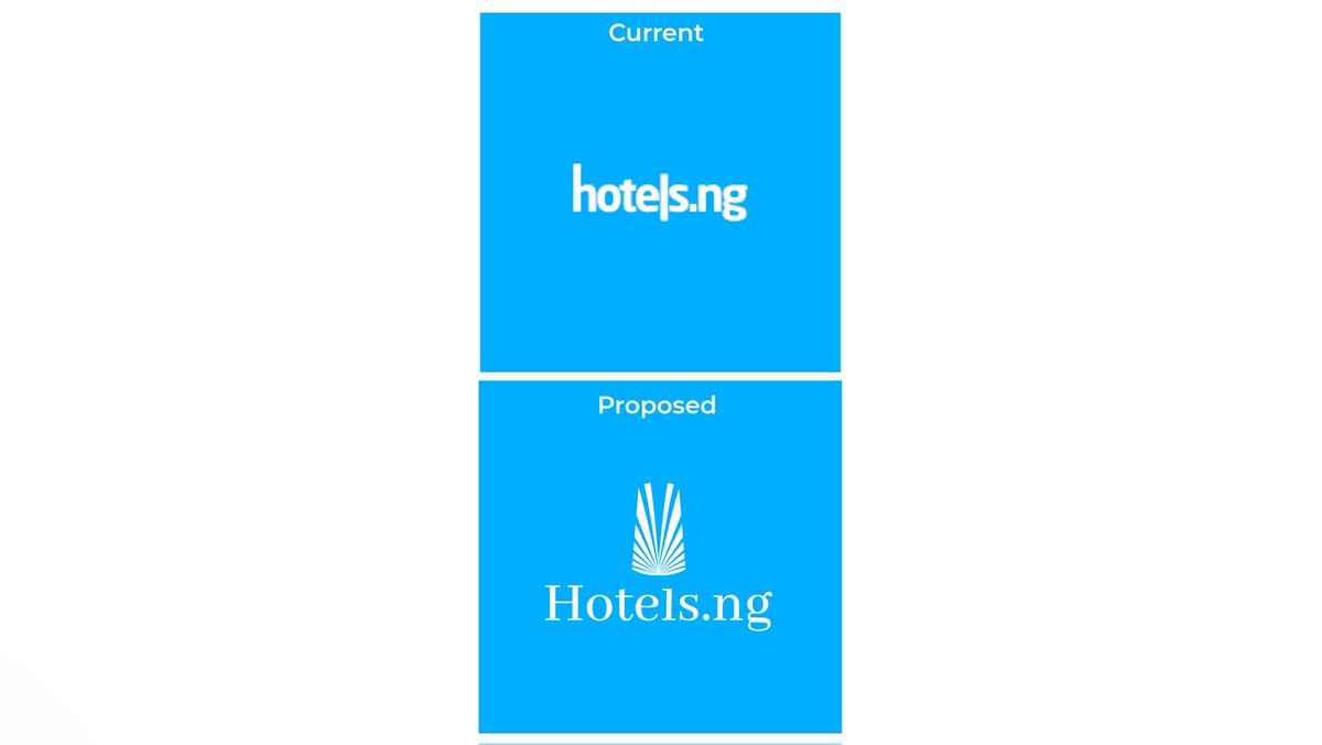 SmartMeso's tweet image. 10/30

Brand: Hotels. ng
A popular Hotel Booking Brand in Nigeria. 
Decided to design a logo mark symbolizing what the stand for and also a little bit of font change.

What are your thoughts. 
#30DaysCreativeEvolution