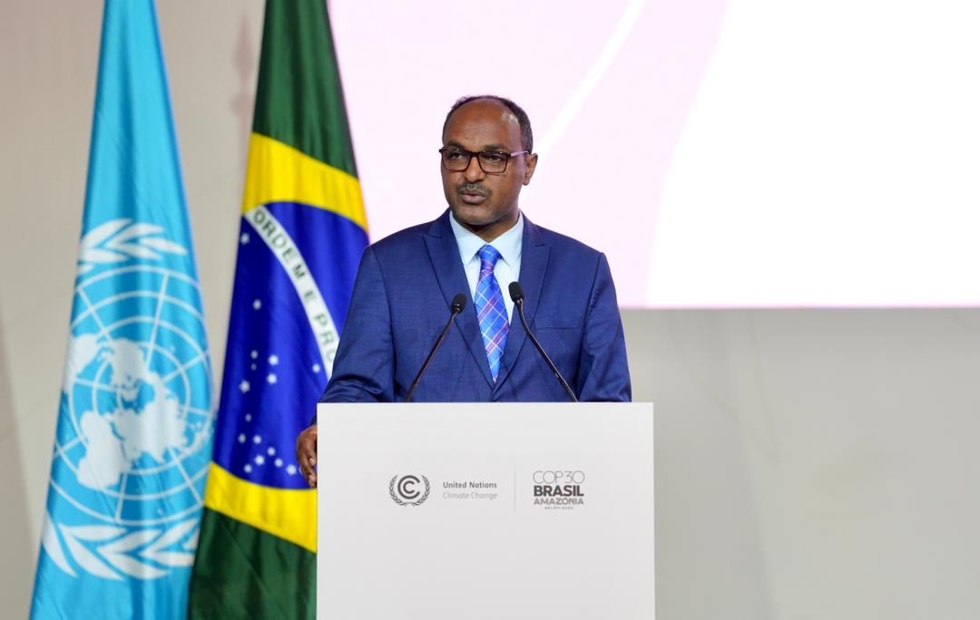 Ethiopia Reaffirms COP32 Bid, Calls for Fair Climate Finance

At #COP30 in Belém, Ethiopia reiterated its commitment to host #COP32 in 2027, urging the return of the conference to Africa — the home of climate action.

H.E. <a href="/Seyoummek1/">Seyoum Mekonen</a> highlighted the Green Legacy Initiative (48B+