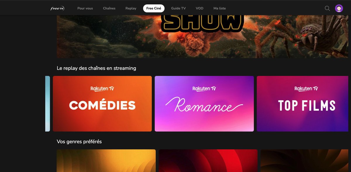 Les chaînes #Rakuten semblent pointer le bout de leur nez dans le plan de services Free. Leurs serivces à la demane étant déjà disponibles dans le corner #FreeCiné... #OTT #IPTV #Free #Freebox #FranceTV