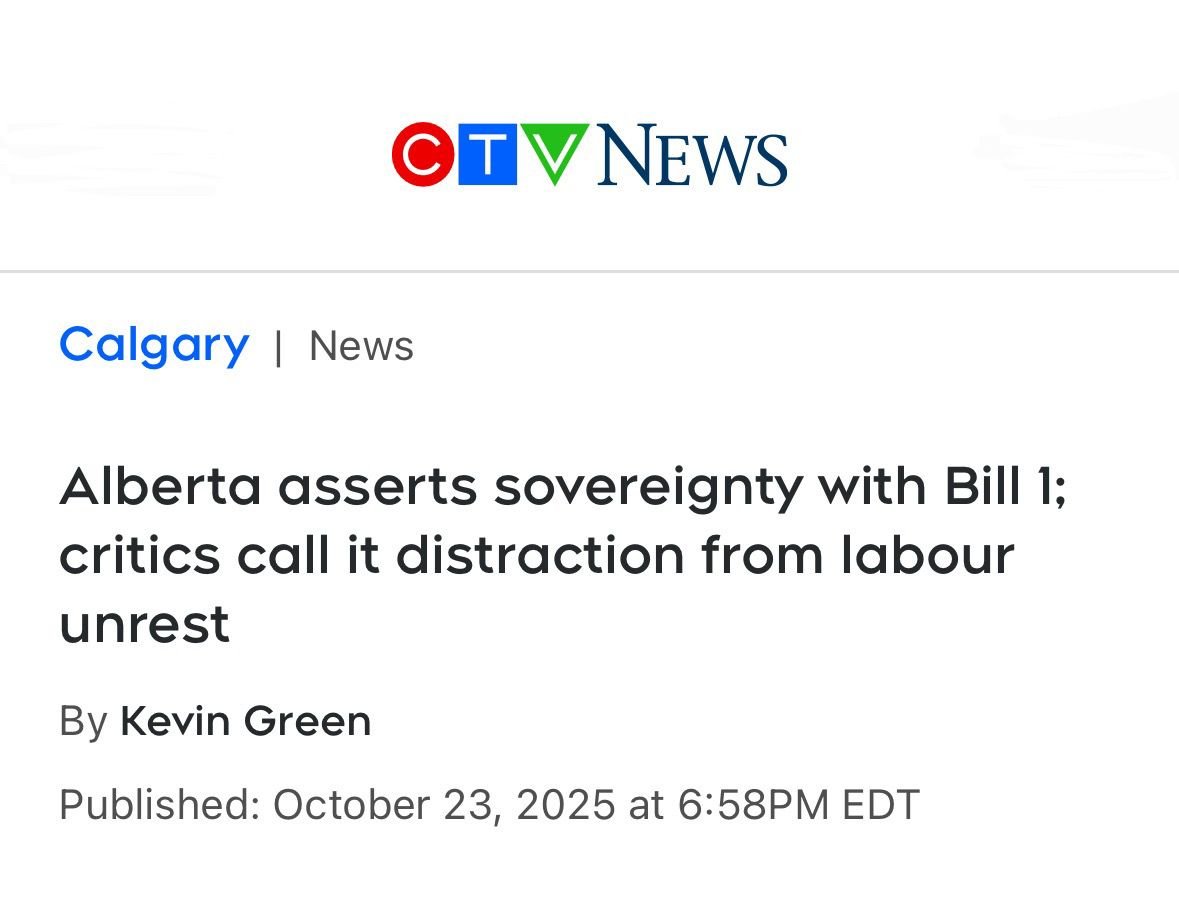 Alberta just passed a new law to make sure global treaties that Ottawa signs can’t reshape provincial policies without consultation. 

This only underscores how international agreements can have real consequences on policies and decisions at home. 

The Liberals should not be