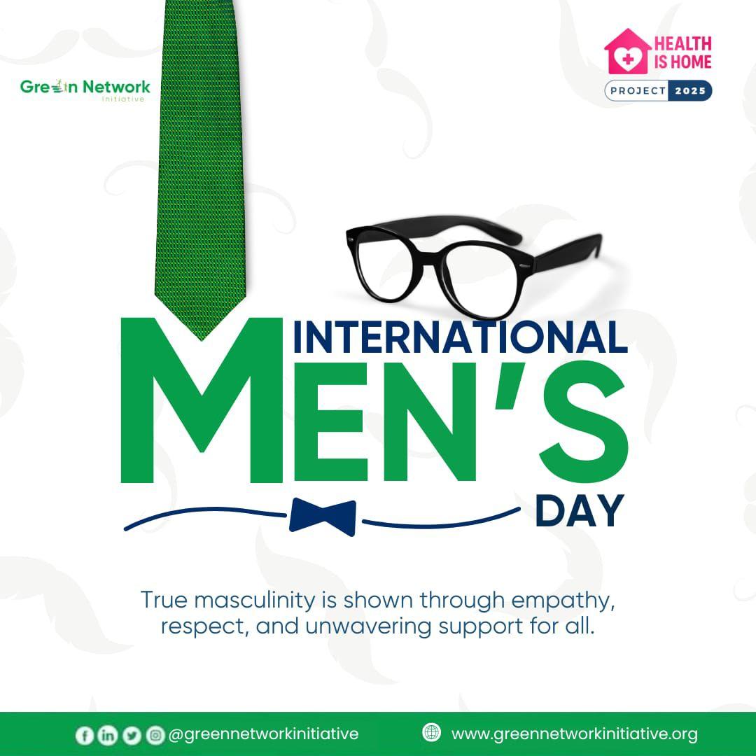 Happy International Men’s Day to all the intentional men driving positive change.
We celebrates your kindness, strength, and dedication💚
#InternationalMensDay
#GreenNetworkInitiative