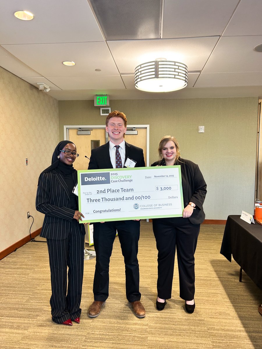 CSUCollegeOfBiz's tweet image. Thank you to all the students who participated in the fifth annual Discovery Case Challenge. Congratulations to the first place and second-place winners! Thank you to our panel of judges and our sponsor, @Deloitte!

#BusinessForABetterWorld