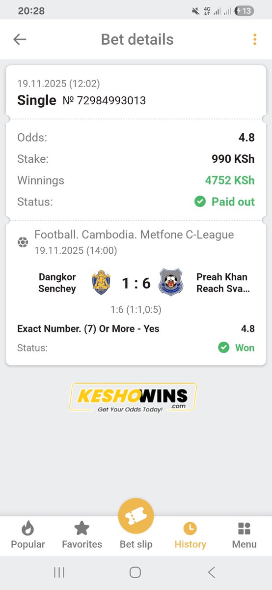 wins254's tweet image. Congrats🎉🙏🥳

Ekelea NBA👉H8XSK

Secretbet👉 cutt.ly/erG0GWff

Promo code: keshowins