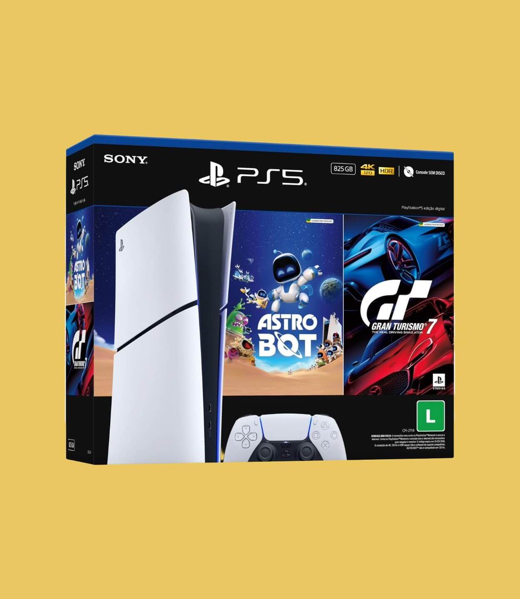 geektrendcombr's tweet image. O upgrade que todo gamer sonhador merece. PlayStation®5 Slim Digital 825GB – Pacote ASTRO BOT e Gran Turismo 7, por R$ 2.789,07 na Amazon: amzn.to/3K2rR2G

De R$ 3.999,90 por R$ 2.789,07
R$ 1.210,83 de economia
30% off!

#oferta #promoção #desconto #geektrend #ofertageek