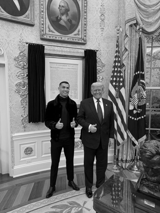 TrumpDailyPosts's tweet image. President Trump x @Cristiano🔥