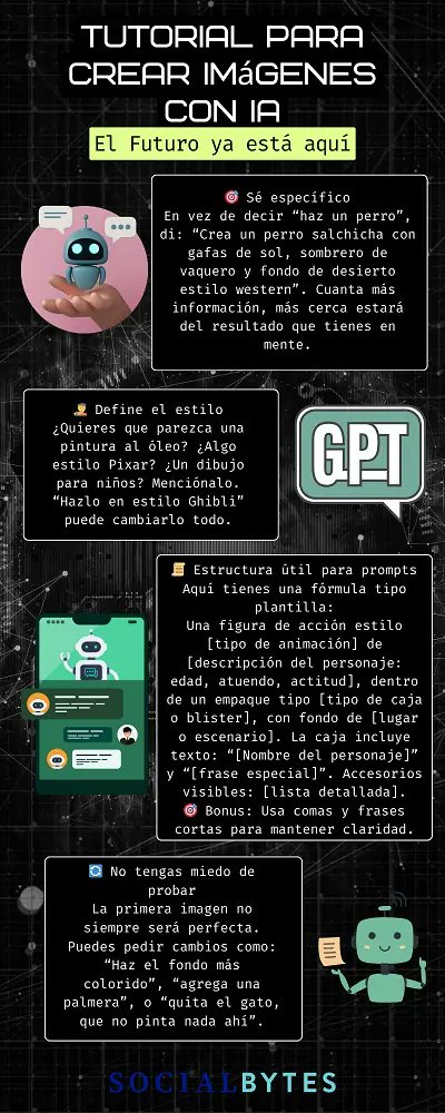richartasanchez's tweet image. ✏️Escribe una frase 
😮Mira cómo se transforma en una imagen digna de película animada 
😀Crear arte desde texto es real, divertido y más fácil de lo que crees 
👀Descúbrelo: 
#proyectosocialbytes #abuelitomochilero #ia #chatgpt 
🔗 socialbytes.es/chatgpt-se-pon…