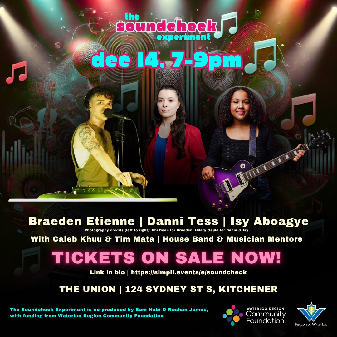 WRCommFdn's tweet image. Vol. 2 of The Soundcheck Experiment is returning to The Union on December 14 from 7:00 PM – 9:00 PM. This immersive, one-day event focuses on collaboration and improvisation across music genres. 

Get your tickets here: simpli.events/e/soundcheck