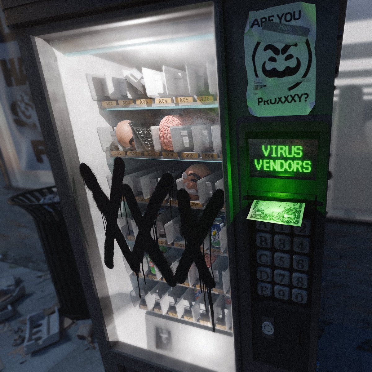 ProxxxyDub's tweet image. WHAT WILL YOUR SELECTION  BE? 💵

—‘VIRUS VENDORS’ OUT THIS FRIDAY 🥸