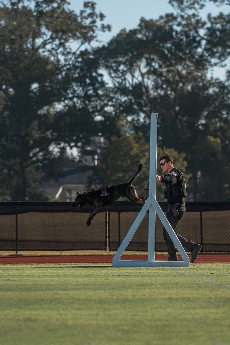 RepAaronBean's tweet image. What an awesome day Saturday was at the @K9sUnited K9 Competition! A big round of applause to every handler and K9 who participated in the competition. The dedication, trust, and skill that each team displayed was a sight to see. 

Special shout out to @JSOPIO Officer Megela and…