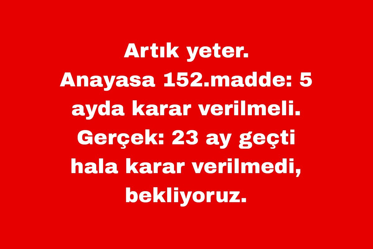 #Cezaevisendikası
<a href="/AYMBASKANLIGI/">Anayasa Mahkemesi</a>