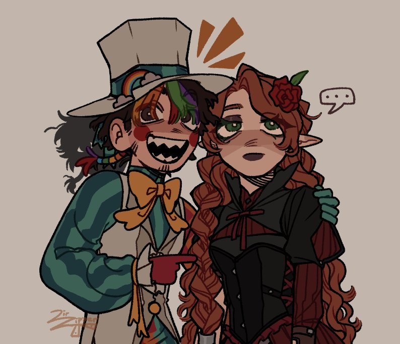 zirryzippy's tweet image. Idk about you guys but their aesthetic is definitely not clashing at all
[#Hermitcraftfanart #smallishbeansfanart #geminitayfanart]