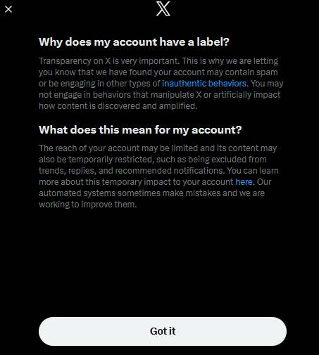 ja hoor shadow ban en ik zou niet weten waarom
zal wel weer raak gezeten hebben ergens mee

<a href="/elonmusk/">Elon Musk</a> doesnt care about free speech, hollow words