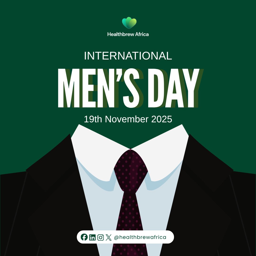 Healthbrewhq's tweet photo. To all amazing men out there, Happy International Men's Day💚 https://t.co/lkukmcC46X