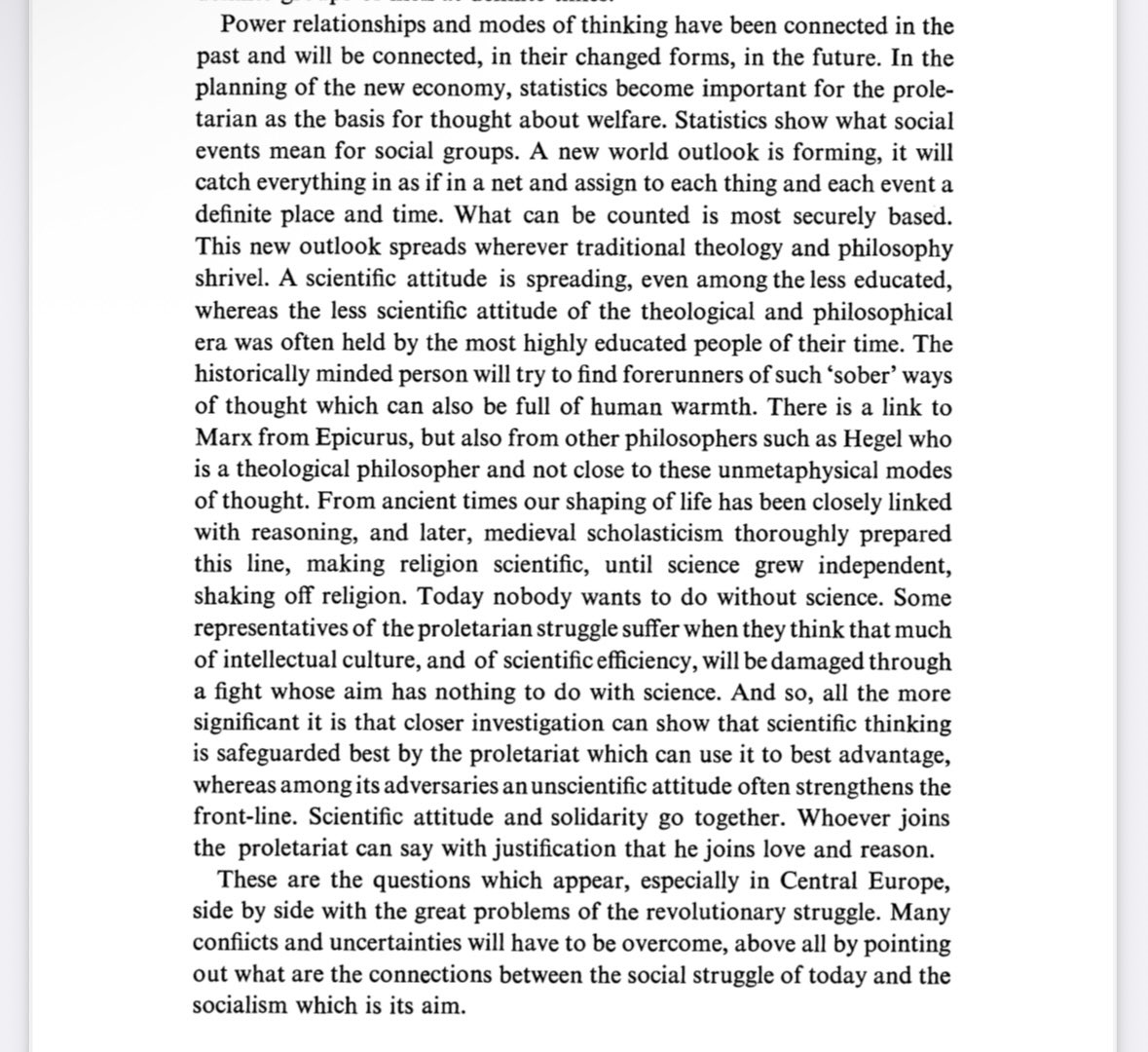 FormDeterminer's tweet image. “Whoever joins the proletariat can say with justification that he joins love and reason.”
Otto neurath