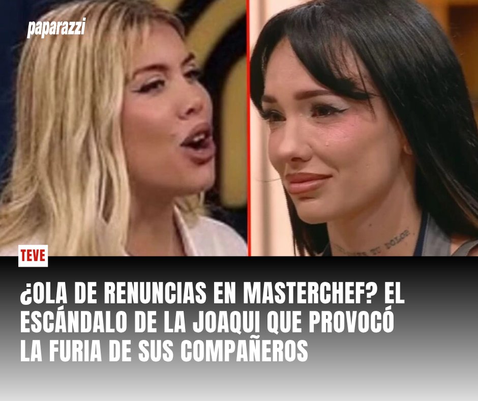 NO VA MÁS😱💣 La cantante volvió a quedar en la mira luego de todo lo que pasó con Wanda Nara y Valentina Cervantes, generando nuevos malestares.

👀Esto hizo: paparazzi.com.ar/teve/ola-de-re…