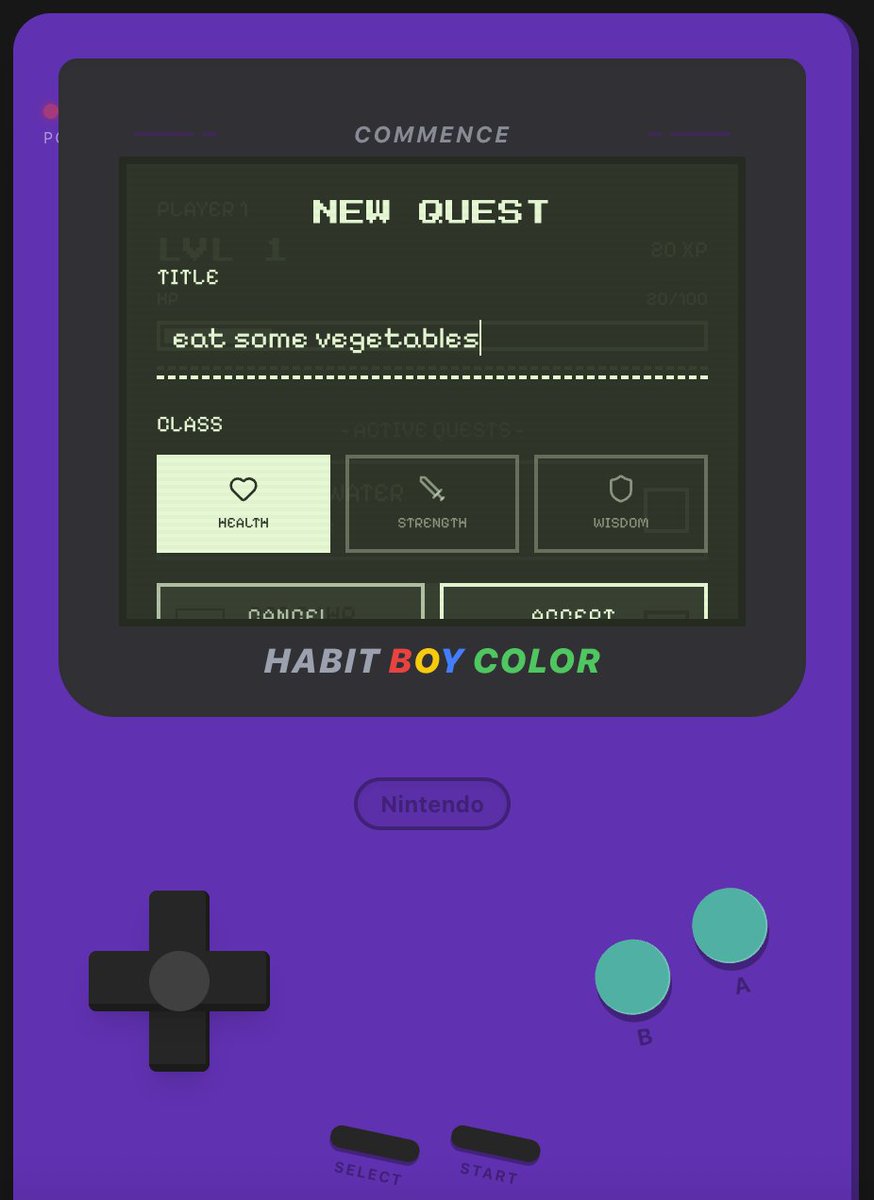 @Replit 팀이 이 출시에서 보여준 엄청난 성과 - 제가 만든 게임보이 습관 추적기의 재현본입니다.