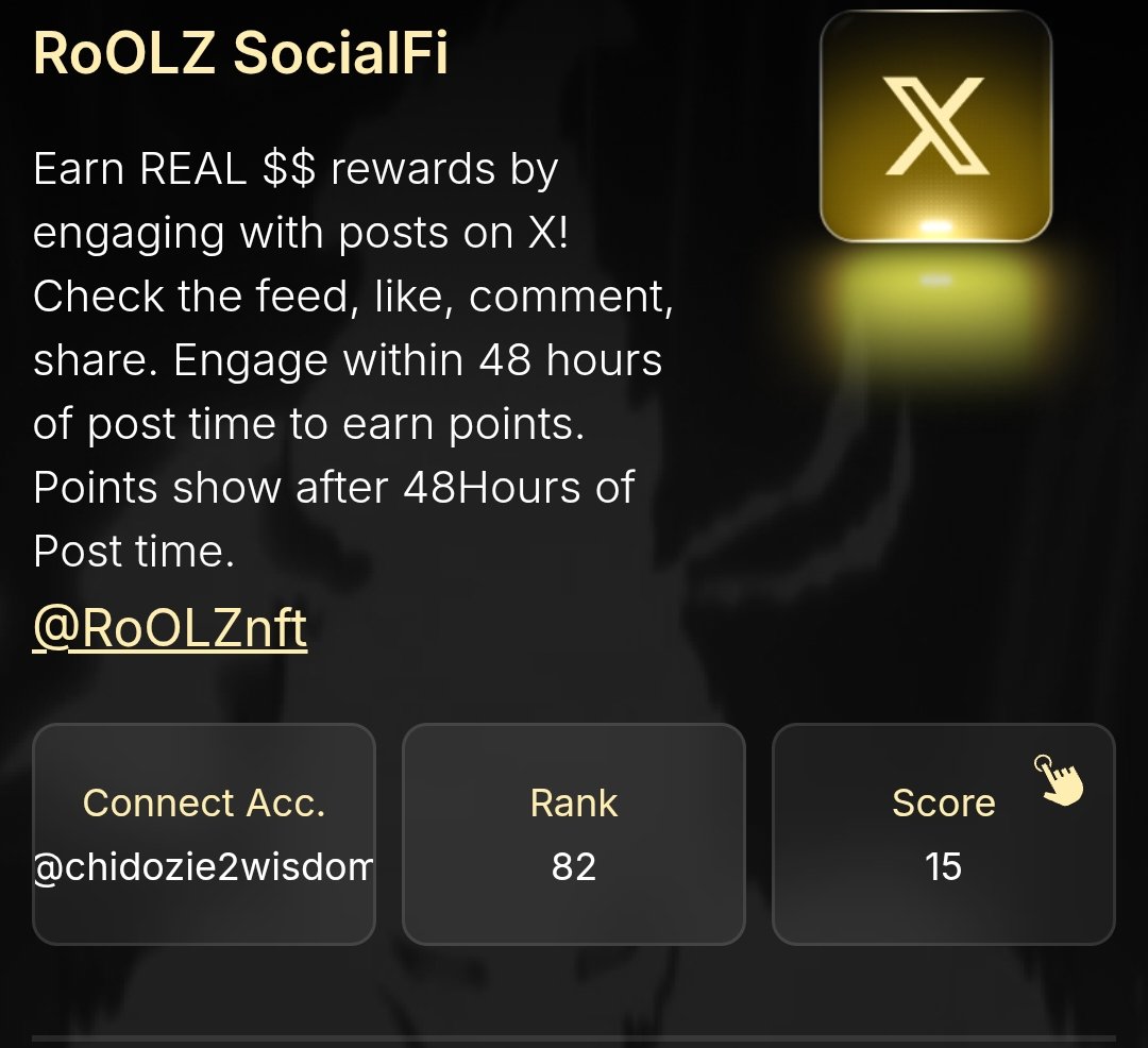 Ranked up, from no rank to 82, crazy!! 
Grinding like no other 😂

Weekly bread secured 

gRoolz from <a href="/Roolznft/">RoOLZ</a>