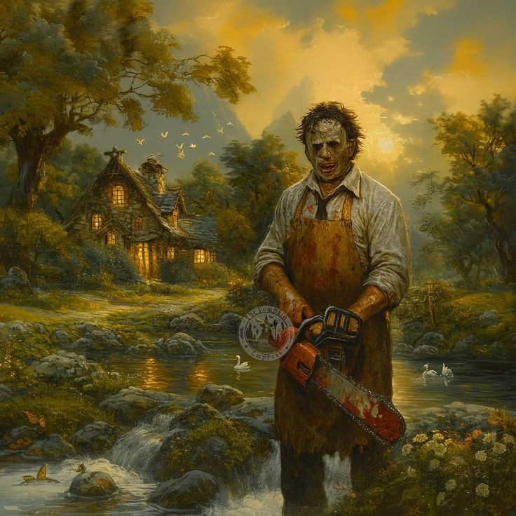 LeatherfaceJS's tweet image. The Butcher: The Texas Chainsaw Massacre
Art by Jason Edmiston