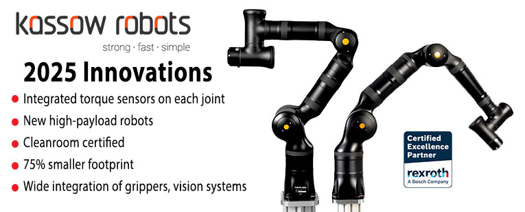 Kassow Robots’ 2025 Upgrades You’ll Want to See 🤖✨ow.ly/v7et50XugLl

Kassow Robots has been adding new features and updates —bringing more precision, sensitivity, and flexibility to their 7-axis robots. See the highlights in our latest eNews! 🚀