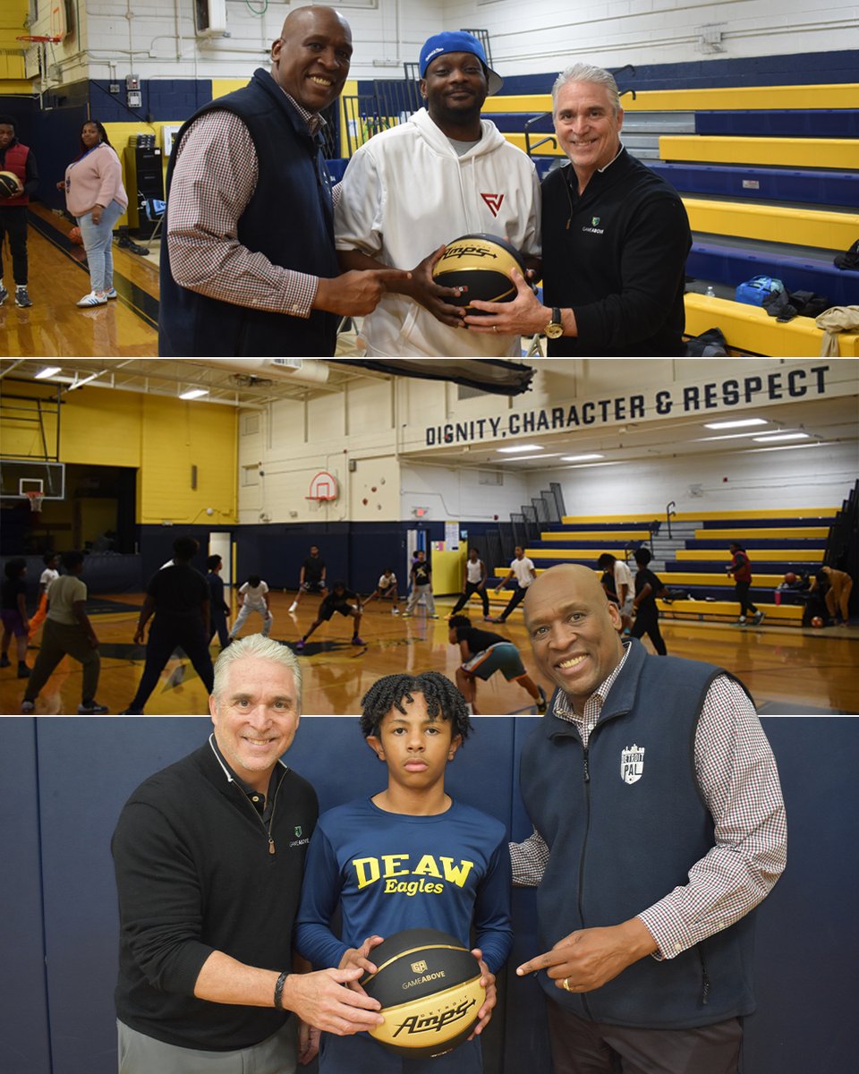 Investing in Detroit’s Future, One Basketball at a Time 🏀

GameAbove, in partnership with the Detroit Police Athletic League, visited David Ellis Academy–West to donate Detroit Amps and GameAbove–branded basketballs to the next generation of student–athletes.

The visit brought