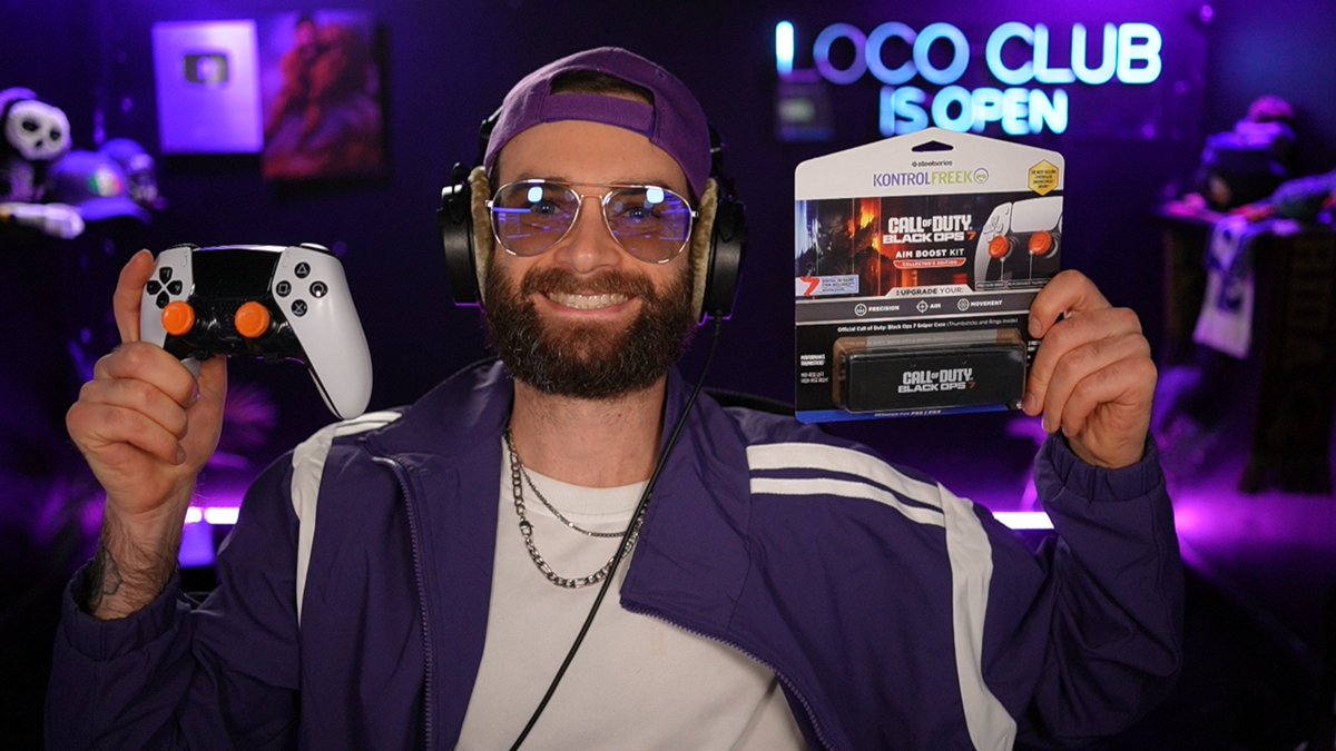 AaronTheLoco's tweet photo. Want aim like me, the world’s greatest? Of course you do. Make sure to check out the KontrolFreek BO7 Performance Thumbsticks and the Sniper Case bundle for them — they’re running out fast: 
https://t.co/jl0JjZ6LOy Use code “Loco” for 12% OFF. https://t.co/LkxAJHlQ86