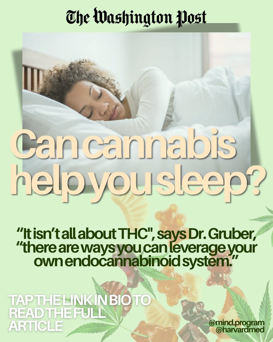 drstacigruber's tweet image. 😴🌱 Curious how THC and CBD really impact sleep? New reporting shows low-dose THC + CBD may help some people rest - but dosing matters. Always start low, go slow, and stay evidence-based.

Link in bio 🔗
