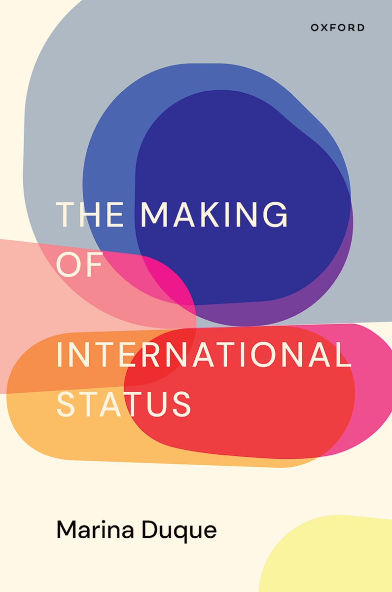 raphael_cunha_'s tweet photo. (Twitterless) Marina Duque's book is out!

𝘛𝘩𝘦 𝘔𝘢𝘬𝘪𝘯𝘨 𝘰𝘧 𝘐𝘯𝘵𝘦𝘳𝘯𝘢𝘵𝘪𝘰𝘯𝘢𝘭 𝘚𝘵𝘢𝘵𝘶𝘴 advances a network theory of status to show it depends on patterns of state relations rather than on states' individual features.

Pre-order a copy: https://t.co/wiXEiZQ3W0 https://t.co/J6oD8CXxPq