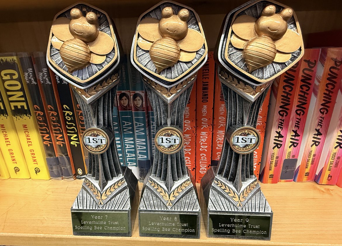 Meet the three students heading into the KS3 Spelling Bee Final to represent Harper Green ✨📚 From dozens of competitors, these three have shown they can master words and conquer their nerves.  Good luck in the final! Let's bring the trophies home 🏆