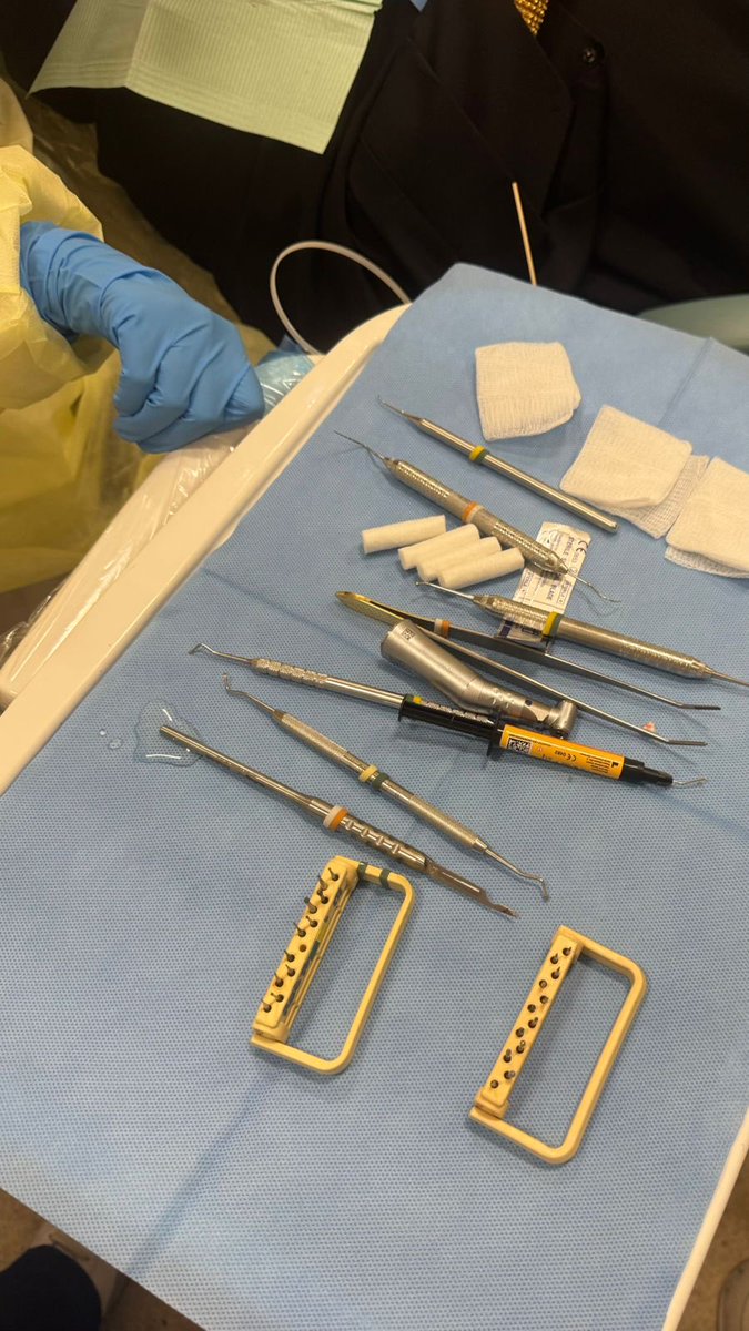 Today we attended a periodontal surgery with Dr. Amani Basoudan🦷🤍..

✨It was very enjoyable and a new experience✨