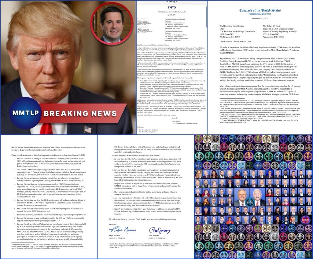 <a href="/timburchett/">Tim Burchett</a> If the think that’s bad… Check out $MMTLP. Shareholders have been held hostage for the last 1076 days by a broken system that we call the “stock market” and regulatory bodies that have 100% been weaponized. Isn’t that right, <a href="/SECGov/">U.S. Securities and Exchange Commission</a>, <a href="/SECPaulSAtkins/">Paul Atkins</a>, and <a href="/FINRA/">FINRA</a>? Ask the 74 of