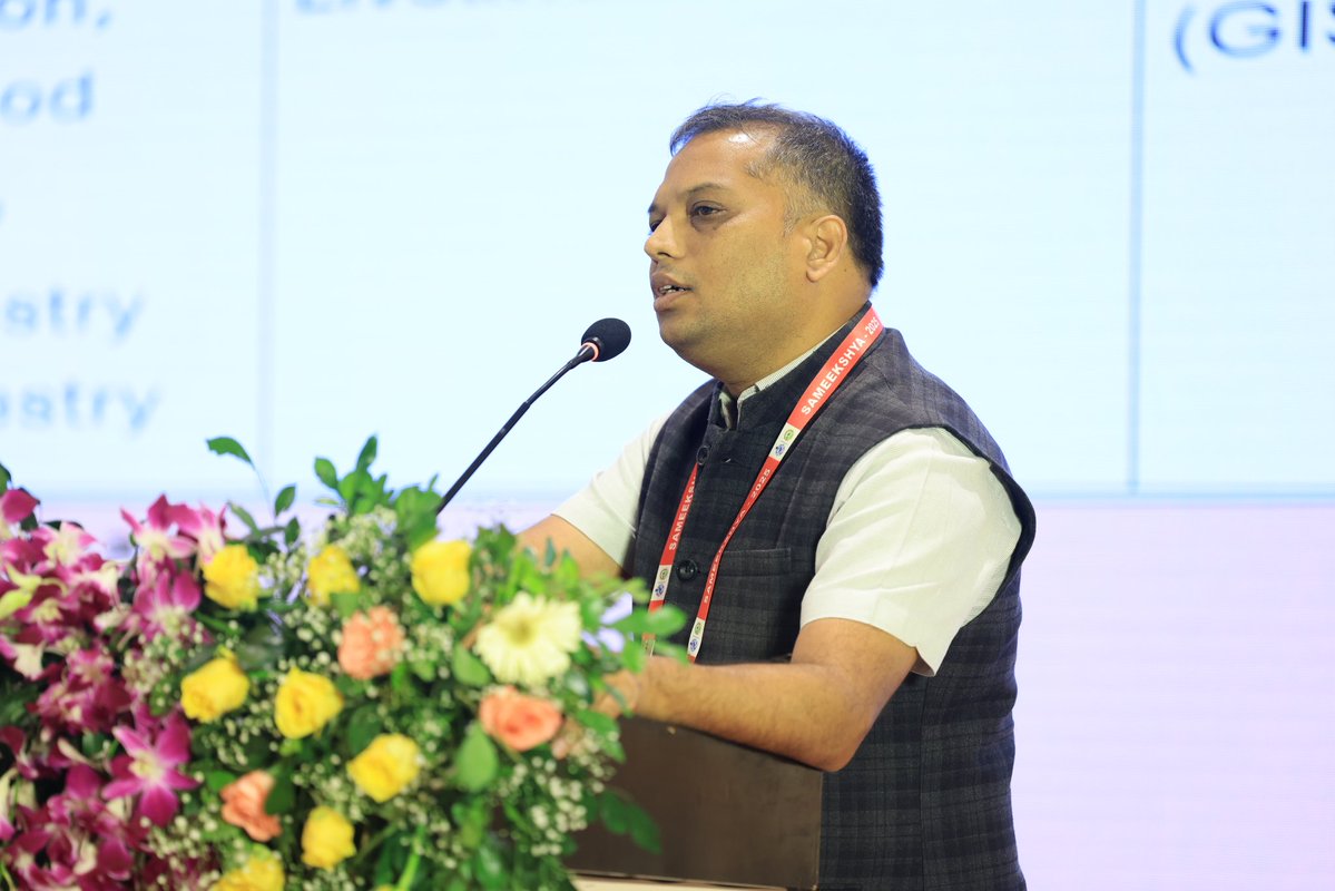 RPRC_Odisha's tweet image. Today, the Chief Executive of RPRC actively attended and delivered an insightful talk at Sameekshya 2025,a landmark event organized by OFSDP Phase 2, emphasizing collaborative R&amp;amp;D and innovative development strategies between #RPRC &amp;amp; #OFSDP @CMO_Odisha @ForestDeptt @GaneshRamBJP