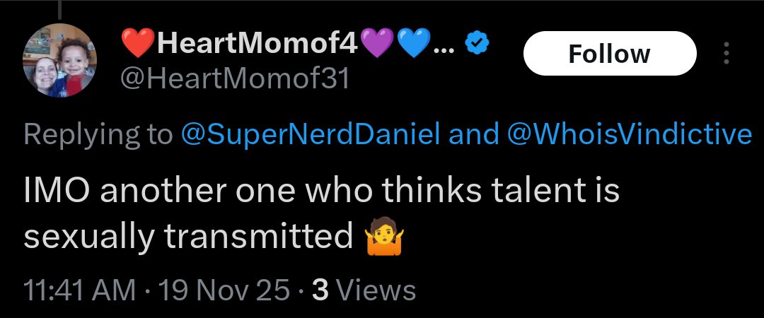 SuperNerdDaniel's tweet image. Hey, Pax and Izzi fans, all kayfabe outrage aside for a second, please go ahead and block this person

They replied to one of my tweets and seemingly sex-shamed Izzi for literally no reason and I don&apos;t wanna interact with this kinda person at all, and frankly neither should you
