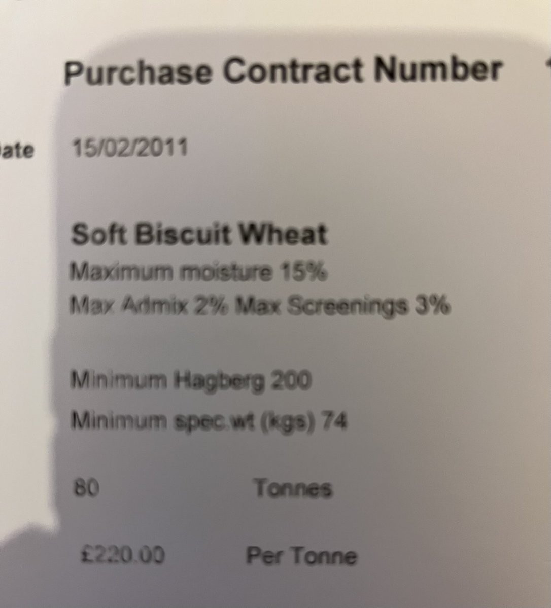 2011 and the supply chain was paying £220/ t for wheat. Now it’s £160 with food prices up 37% in the last four years who is making all the money? Society should be ashamed that food production is valued so lowly