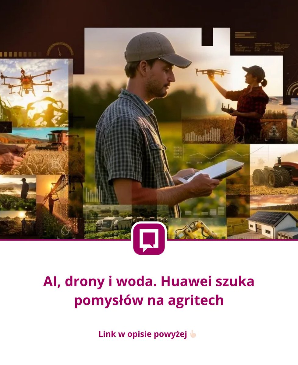 SpidersWebPL's tweet image. AI, drony i woda. Huawei szuka pomysłów na agritech

spidersweb.pl/2025/11/huawei…

#patronatmedialny
