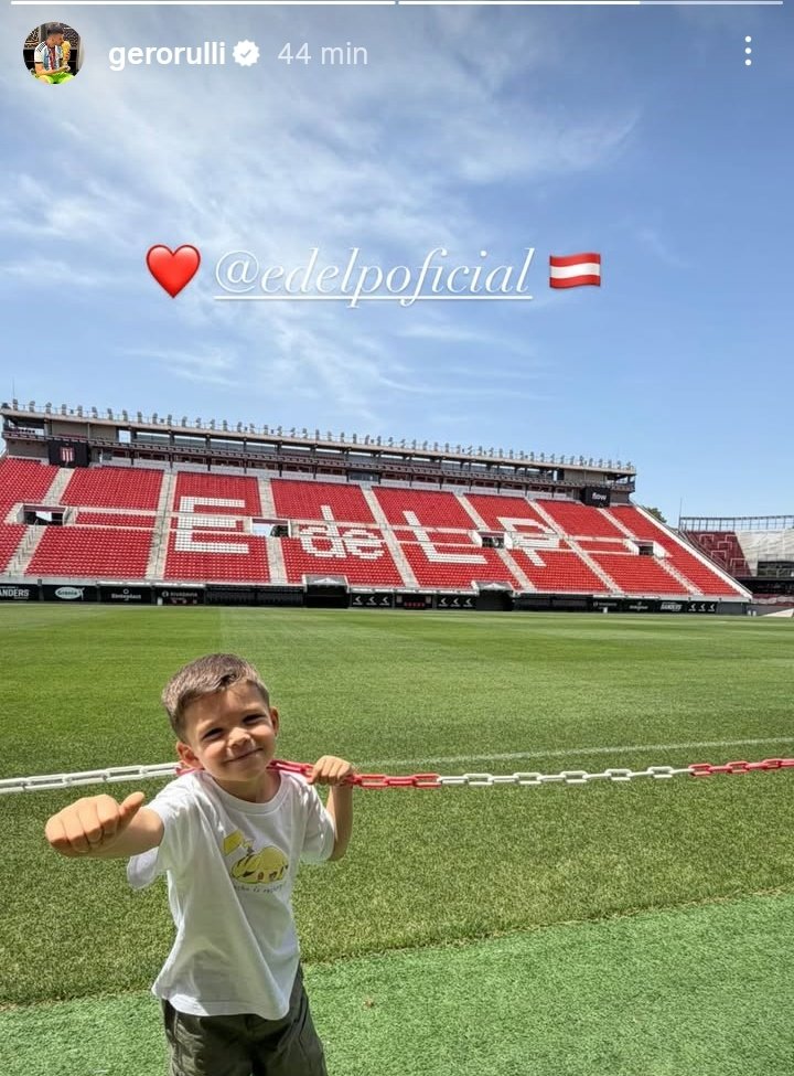 #EDLP 🇦🇹 La historia de Geronimo Rulli, en la que se ve a su hijo Luca en 1 y 57 ❤