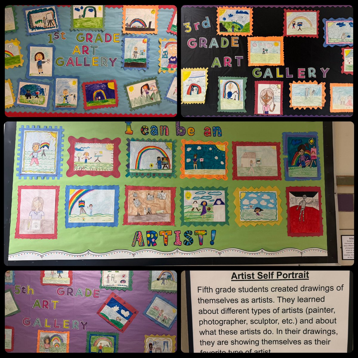 A big celebration for Ms. Miranda for filling our halls with amazing student-generated artwork! 💜 Every grade is represented and every student feels seen. Thank you for making our campus bright, creative, and inspiring <a href="/dallasisdvpa/">Dallas ISD Visual & Performing Arts</a> #RegionIVSayNoMore
