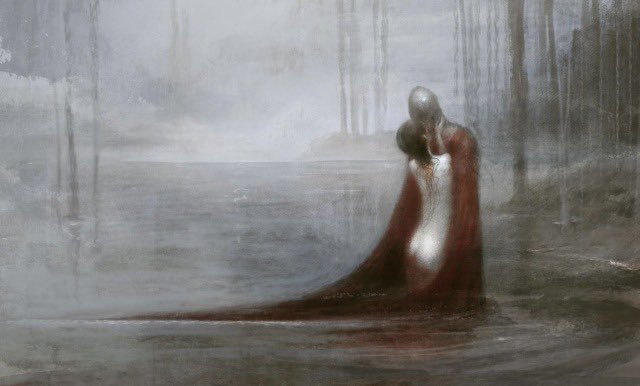 Nymph Kiss, painting by Seb Mckinnon, 2022